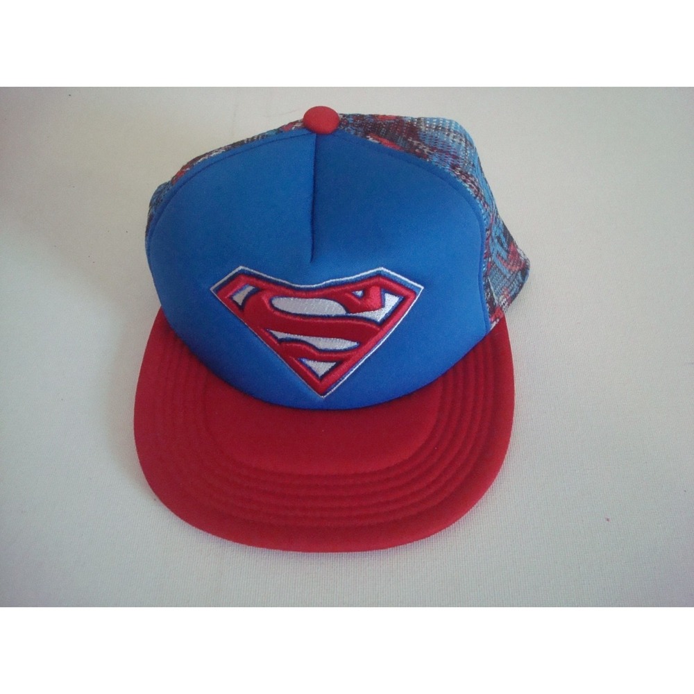 SUPERMAN SNAPBACK DEADSTOCK HAT CAP VINTAGE T6